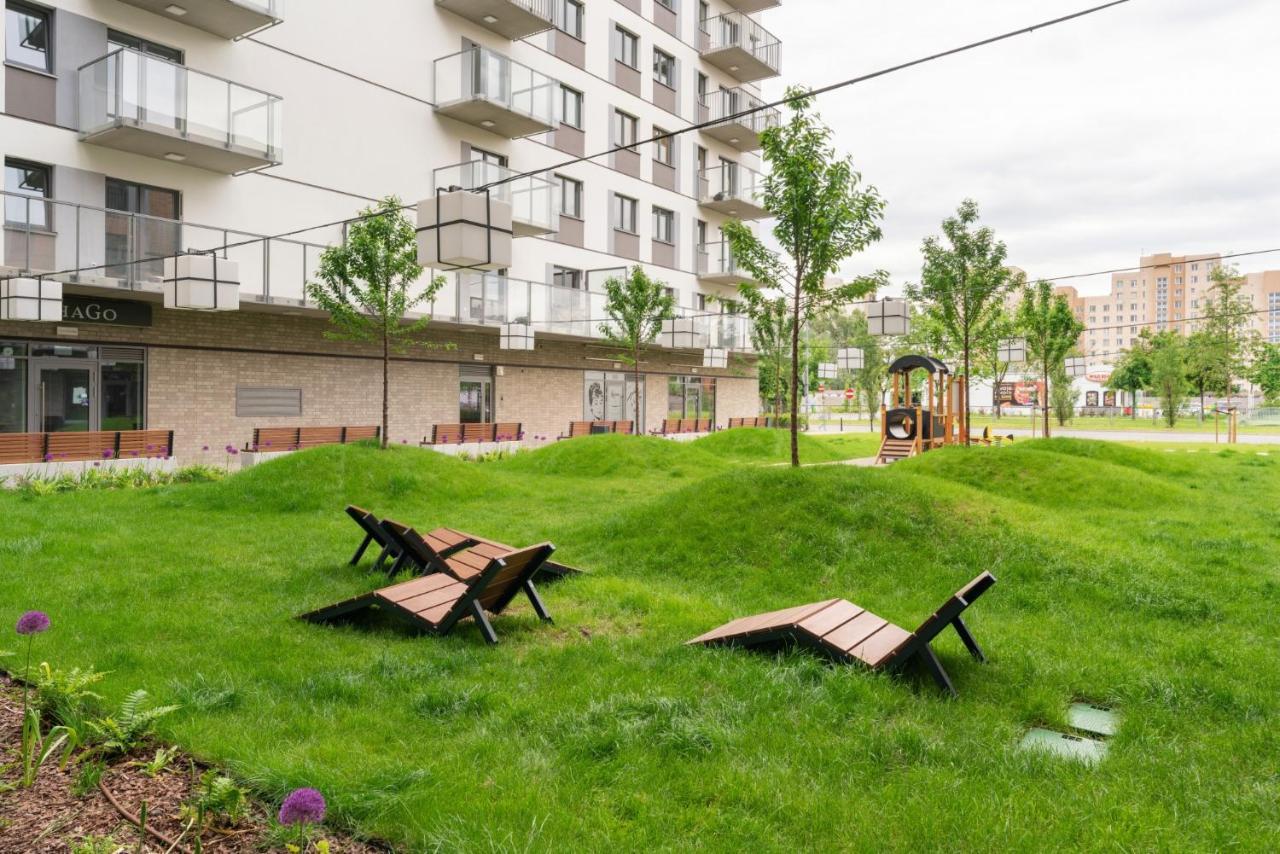 Superapart Wilenska Apt29 Warschau Buitenkant foto